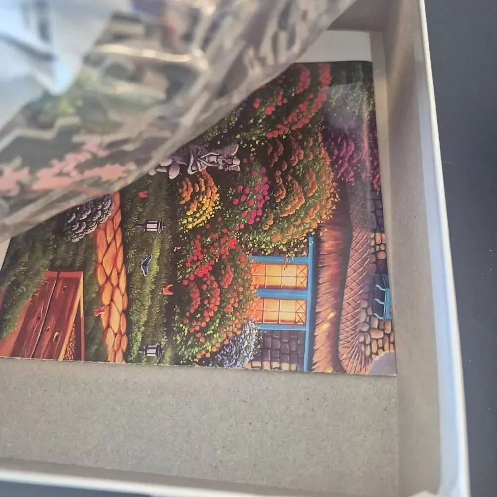 Buffalo Games Art of Geno Peoples Back Yard Garden 1000 pc Jigsaw Puzzle